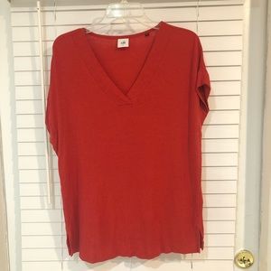 EUC Cabi Size Large Short Sleeve Red Top